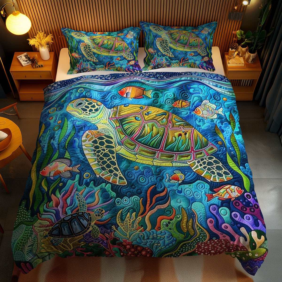 Turtle Sea Symphony WN1210044CL Duvet Cover Set