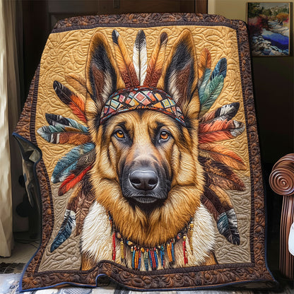 Native American German Shepherd WY1511023CL Quilt