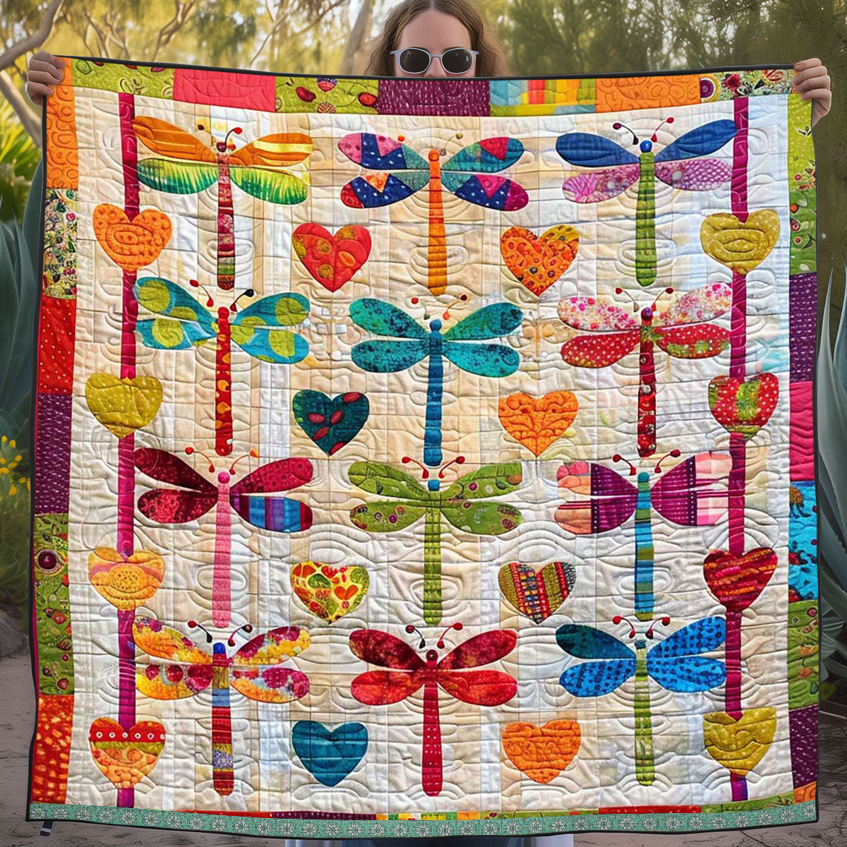 Patchwork Dragonflies WJ2609010CL Quilt