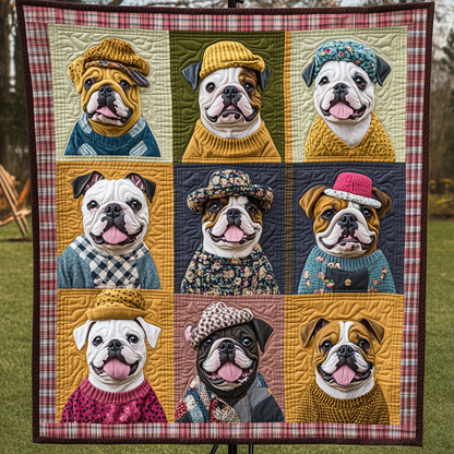 Fashionable Bulldog WN2009047CL Quilt