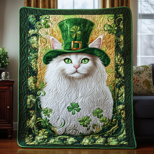 St. Patrick’s Cat WG1601048CL Quilt