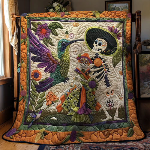 Hummingbird Skeleton Dance WN2110034CL Quilt