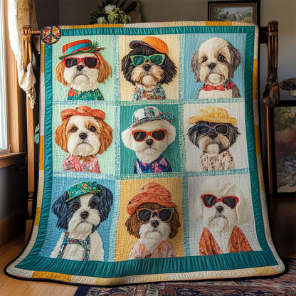 Shih Tzu Fashionista WN0811033CL Quilt