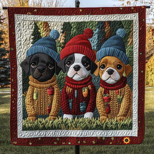 Boston Terriers Sweater WP0111006CL Quilt