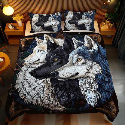 Native American Wolf WJ0710032CL Duvet Cover Set