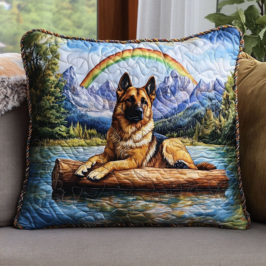 German Shepherd Mountain WT1403023CL Quilt Pillow Case