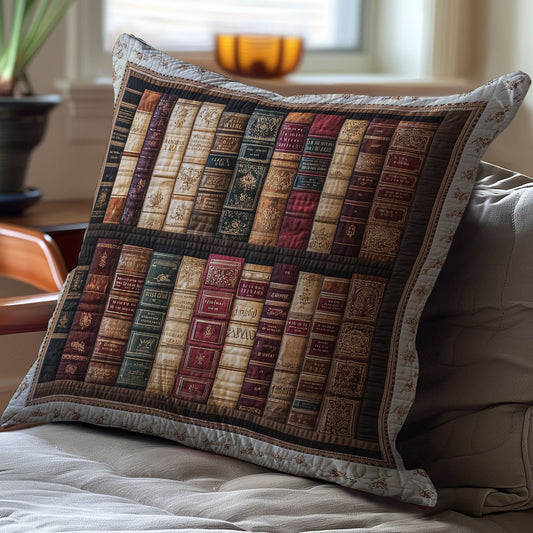 Bright Bookshelf WY2701013CL Quilt Pillow Case