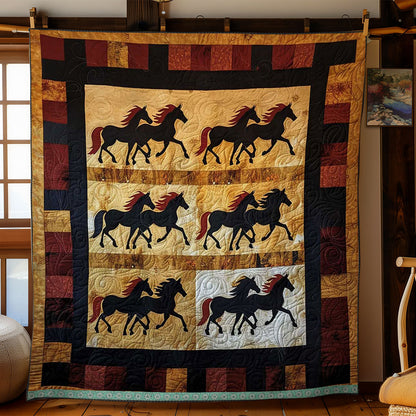 Horse Native American WJ1909011CL Quilt