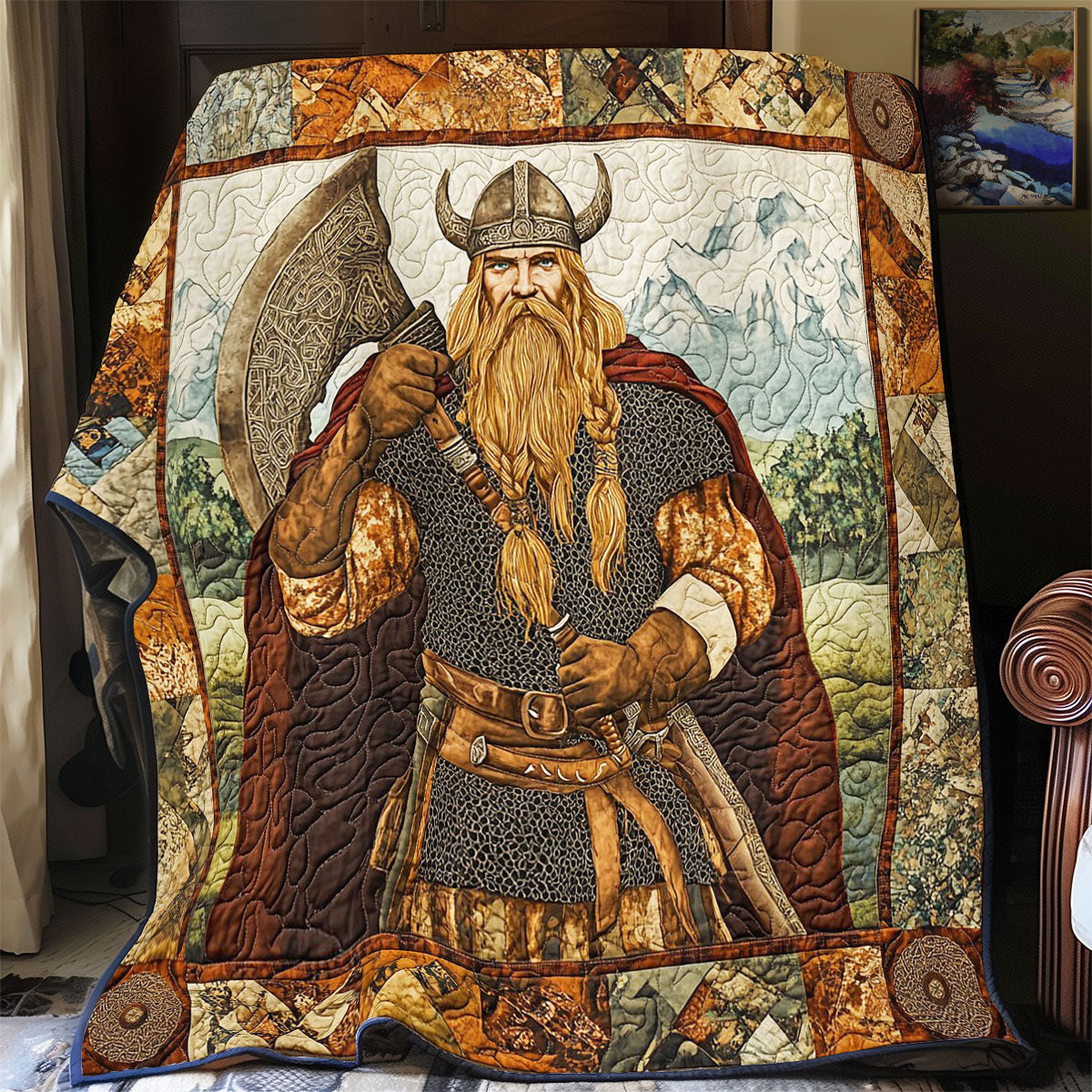 Viking Man WY2001021CL Quilt
