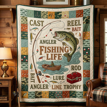 Fishing Life XR0604019CL Quilt