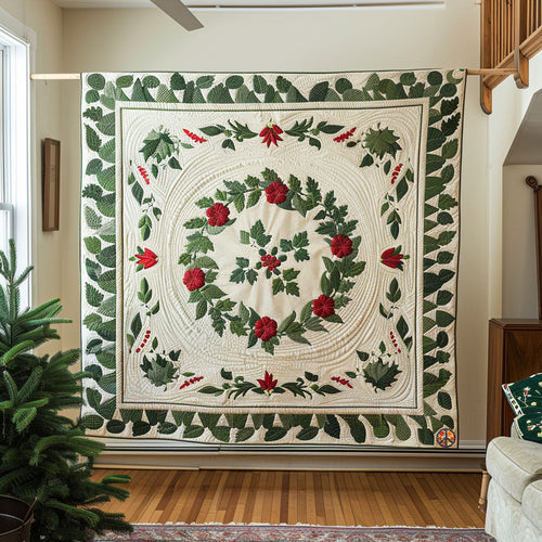 Evergreen Wreath WJ2210016CL Quilt