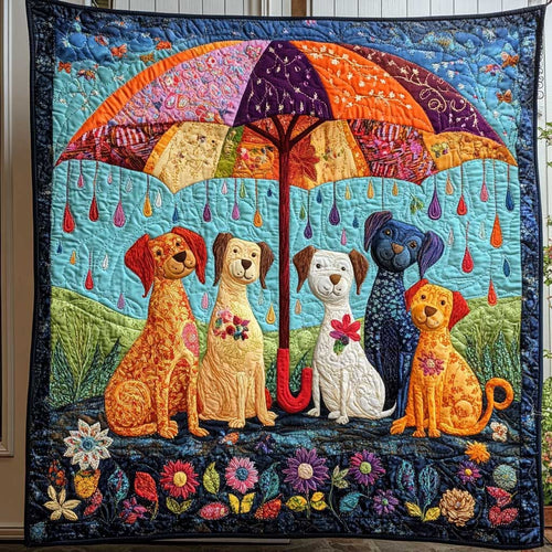 Dog's Garden Retreat WN3009045CL Quilt