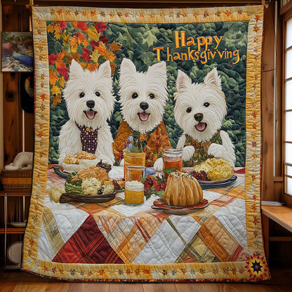 Dog Thanksgiving WY1911090CL Quilt
