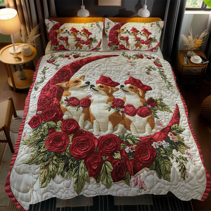 Rose Moon Corgi WN0201062CL Duvet Cover Set