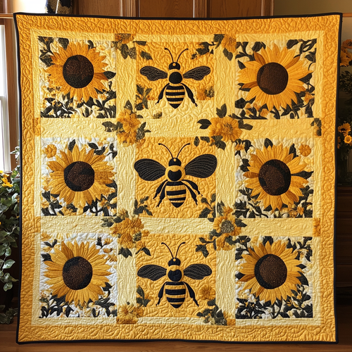 Be Sunflower XR0110001CL Quilt