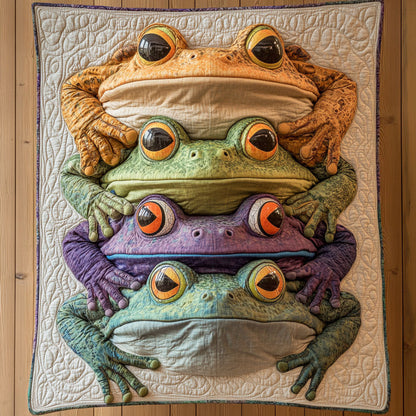 Frog Stack CP1305030CL Quilt