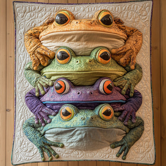 Frog Stack CP1305030CL Quilt