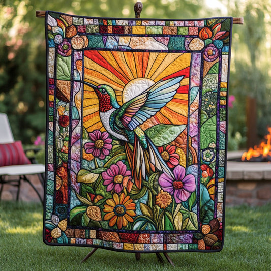 Glowing Hummingbird WN2009081CL Quilt