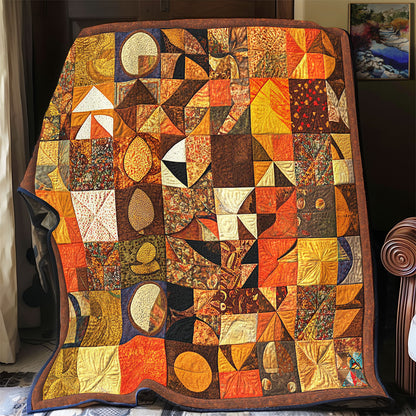 Brown Pathwork WY1211028CL  Quilt