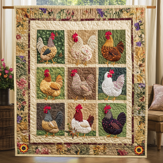 Chicken Lover WG2312001CL Quilt