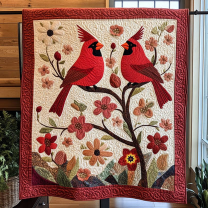 Gorgeous Cardinal WU0411040CL Quilt