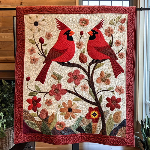 Gorgeous Cardinal WU0411040CL Quilt