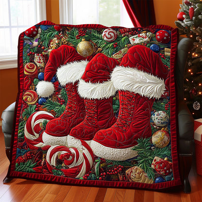 Santa Hat And Boots WY0512017CL Quilt