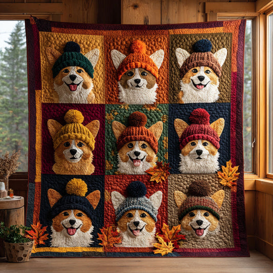 Cozy Corgi CW2708081CL Quilt
