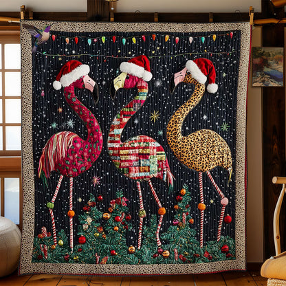 Jolly Flamingo Cheer WN1112034CL Quilt