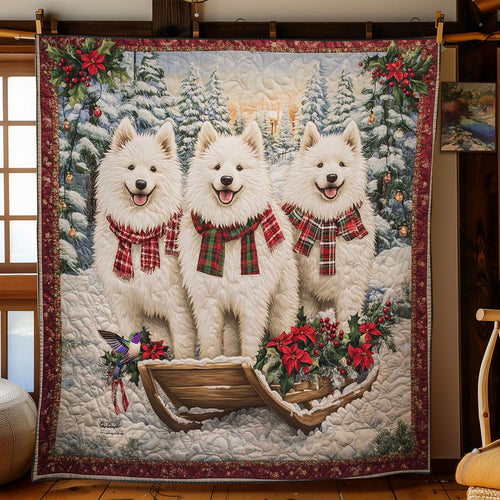 Winter Samoyed Bliss WN2811082CL Quilt