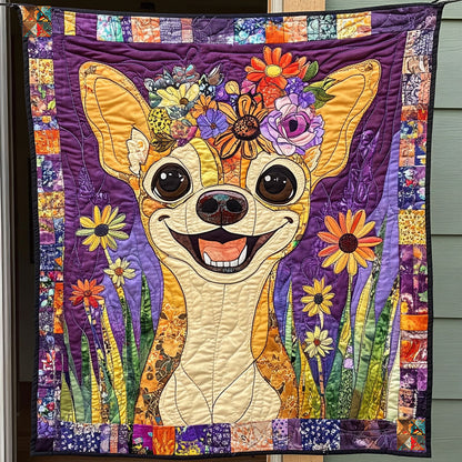 Chihuahua Happy WT0310003CL Quilt