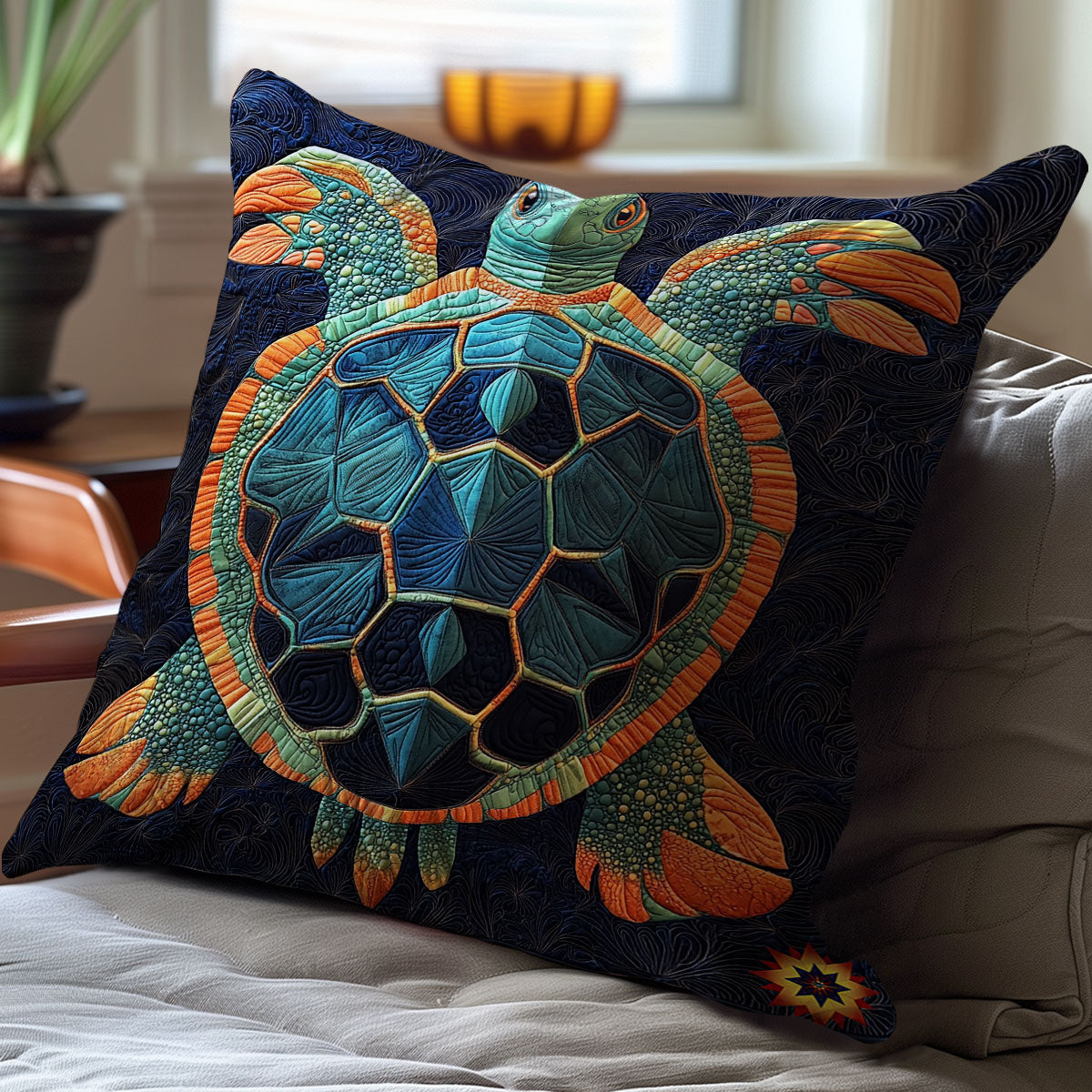 Turtle WY2911083CL Quilt Pillow Case