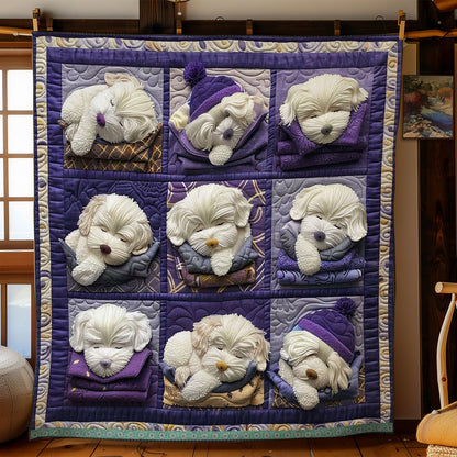 Bichon Frise Dream WN1209007CL Quilt