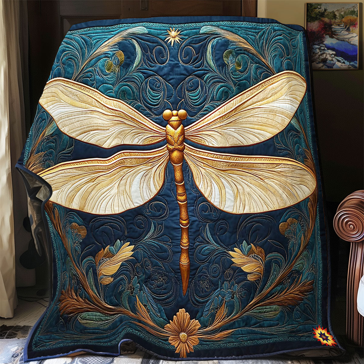 Regal Dragonfly WY0312012CL Quilt