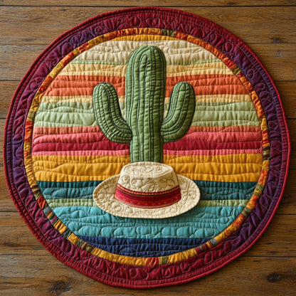 Desert Fiesta CP1205028CL Quilted Round Mat
