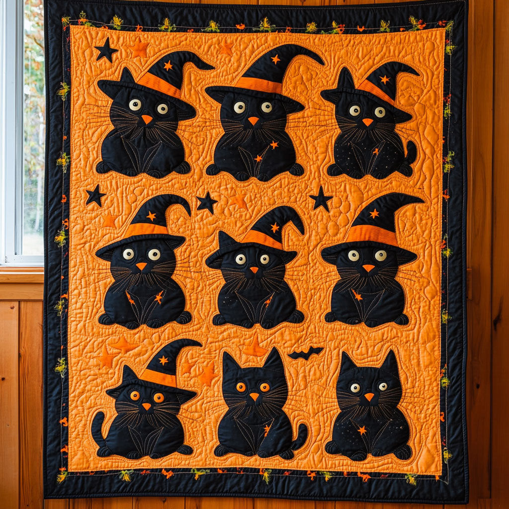 Trick Or Meow CP1807067CL Quilt