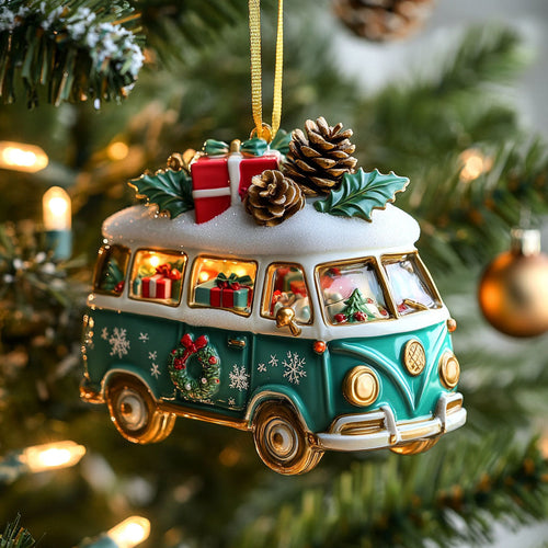 Holiday Camper Van WN2310028CL Christmas Ornament