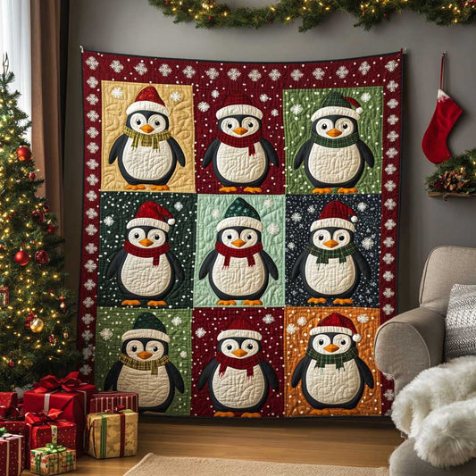 Christmas Penguin WJ3009001CL Quilt