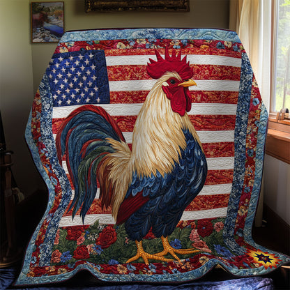 America Rooster WY2111042CL Quilt