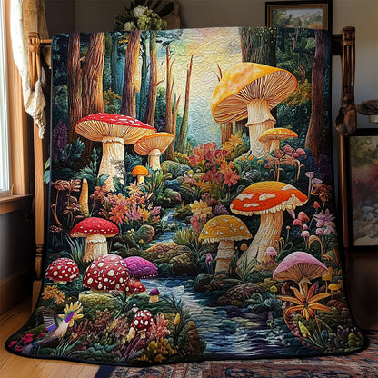 Mushroom Forest WY2511061CL Quilt
