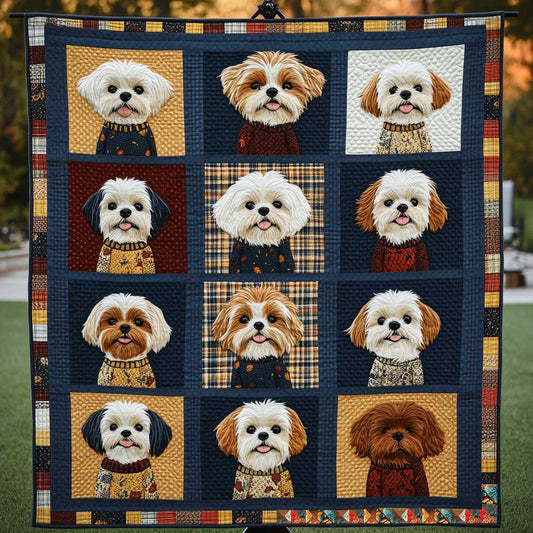 Shih Tzu Fluffy Bliss WN0110011CL Quilt