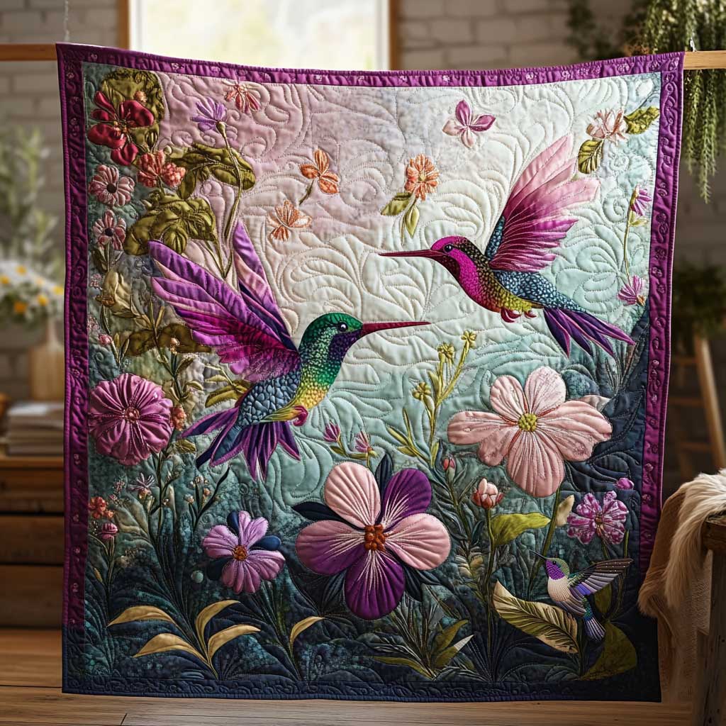 Whispering Hummingbird WN0111001CL Quilt