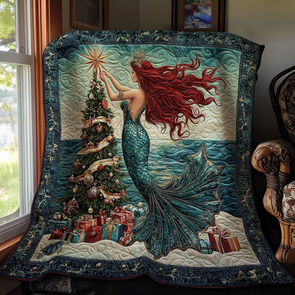 Mermaid Christmas Tree WY1012038CL Quilt