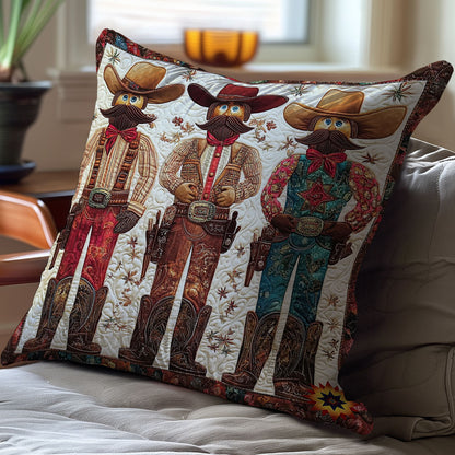 Cowboy Nutcracker WY0412119CL Quilt Pillow Case