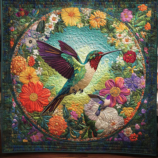 Hummingbird's Sweet Garden WN0910129CL Quilt