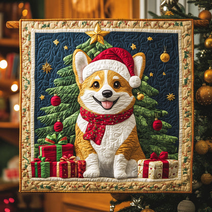 Corgi Christmas Charm CW2310027CL Quilt