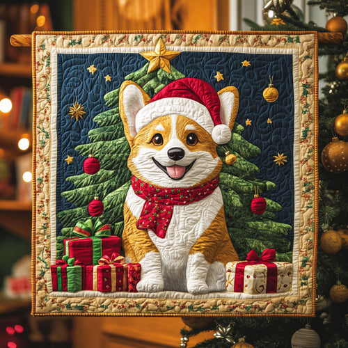 Corgi Christmas Charm CW2310027CL Quilt