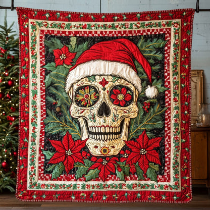 Skull Santa WU0711011CL Quilt