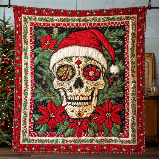 Skull Santa WU0711011CL Quilt