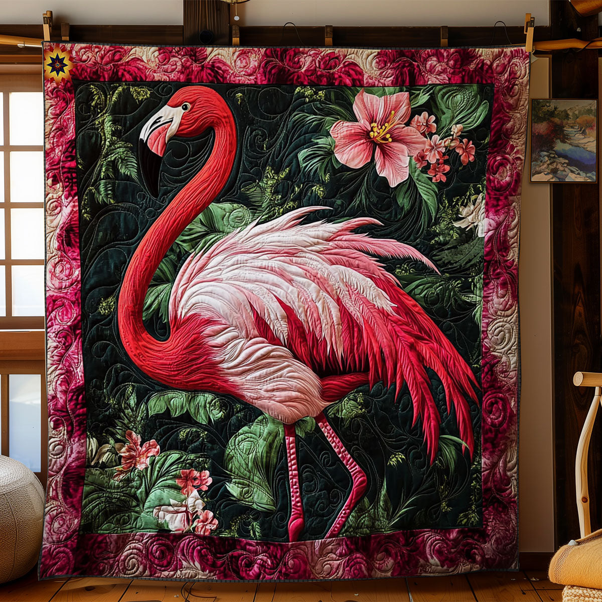 Flamingo WY2711023CL Quilt